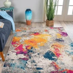 Multi 7 ft. 10 in. x 10 ft. Contemporary Abstract Area Rug by World Rug Gallery 11 Multi 7 ft. 10 in. x 10 ft. Contemporary Abstract Area Rug by World Rug Gallery -Shaw stor online multi world rug gallery area rugs 232multi8x10 31 1000
