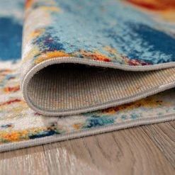 Splash Contemporary Multi 5 ft. x 7 ft. Area Rug by World Rug Gallery 9 Splash Contemporary Multi 5 ft. x 7 ft. Area Rug by World Rug Gallery -Shaw stor online multi world rug gallery area rugs 236multi5x7 4f 1000