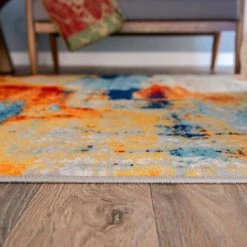 Splash Contemporary Multi 5 ft. x 7 ft. Area Rug by World Rug Gallery 8 Splash Contemporary Multi 5 ft. x 7 ft. Area Rug by World Rug Gallery -Shaw stor online multi world rug gallery area rugs 236multi5x7 c3 1000