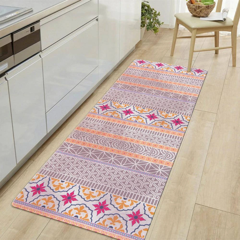 Boho Shade Multi 18 in. x 47 in. Anti-Fatigue Standing Mat by World Rug Gallery 6 Boho Shade Multi 18 in. x 47 in. Anti-Fatigue Standing Mat by World Rug Gallery - Image 6