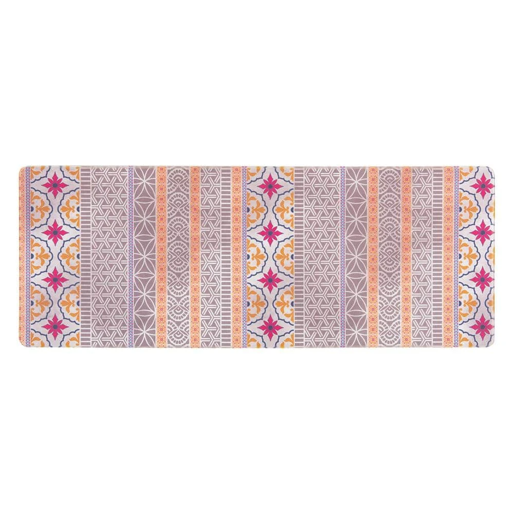Boho Shade Multi 18 in. x 47 in. Anti-Fatigue Standing Mat by World Rug Gallery 1 Boho Shade Multi 18 in. x 47 in. Anti-Fatigue Standing Mat by World Rug Gallery
