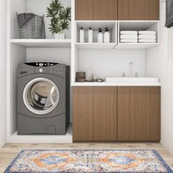 Multi Distressed Bohemian Vintage 18 in. x 47 in. Anti Fatigue Standing Mat by World Rug Gallery 9 Multi Distressed Bohemian Vintage 18 in. x 47 in. Anti Fatigue Standing Mat by World Rug Gallery -Shaw stor online multi world rug gallery kitchen mats 812multi18x47 c3 1000