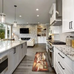 Village 18 in. X 47 in. Multi Anti-Fatigue Mat by World Rug Gallery 8 Village 18 in. X 47 in. Multi Anti-Fatigue Mat by World Rug Gallery -Shaw stor online multi world rug gallery kitchen mats 860multi18x47 c3 1000