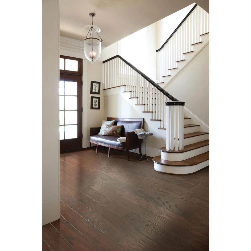 Bradford Oak 5 in. W Nutmeg Engineered Hardwood Flooring (23.66 sq. ft./case) by Shaw 2 Bradford Oak 5 in. W Nutmeg Engineered Hardwood Flooring (23.66 sq. ft./case) by Shaw - Image 2