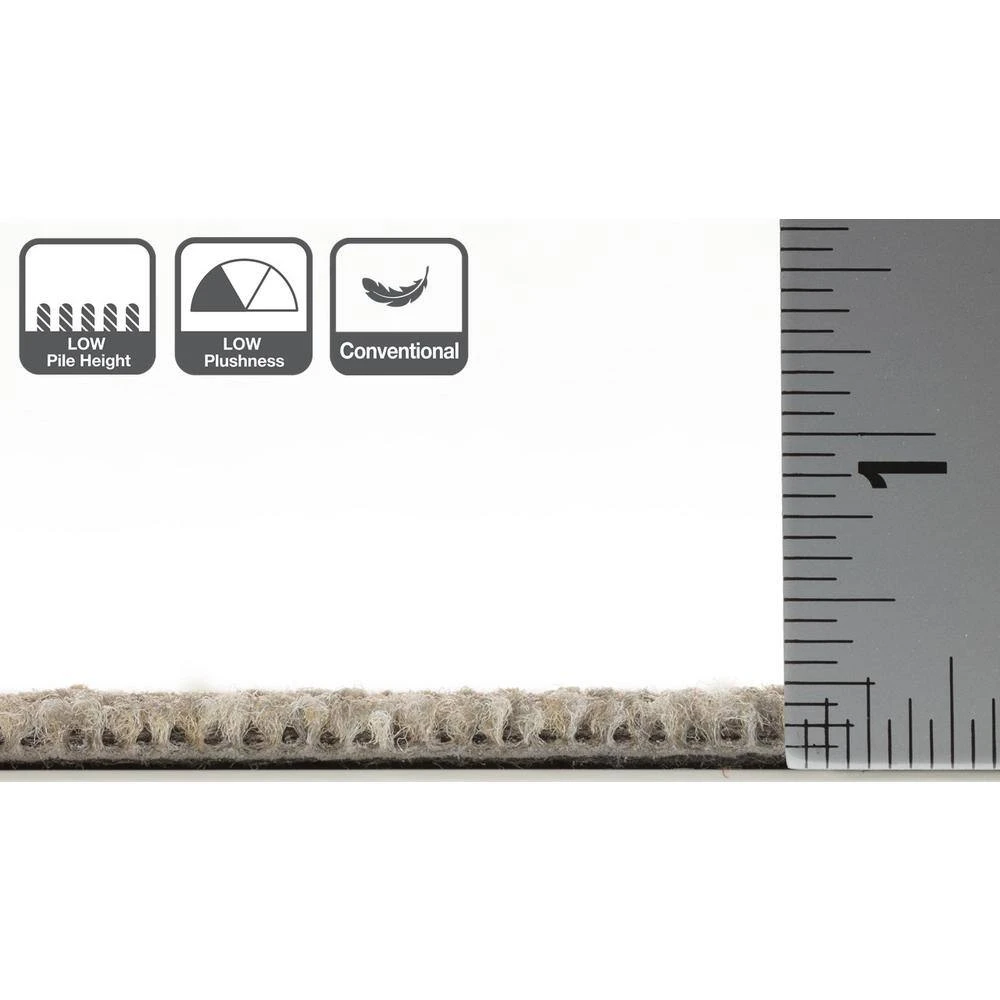 Hampton Brown Residential/Commercial 24 in. x 24 Glue-Down Carpet Tile (20 Tiles/Case) 80 sq. ft. by Shaw 4 Hampton Brown Residential/Commercial 24 in. x 24 Glue-Down Carpet Tile (20 Tiles/Case) 80 sq. ft. by Shaw - Image 4