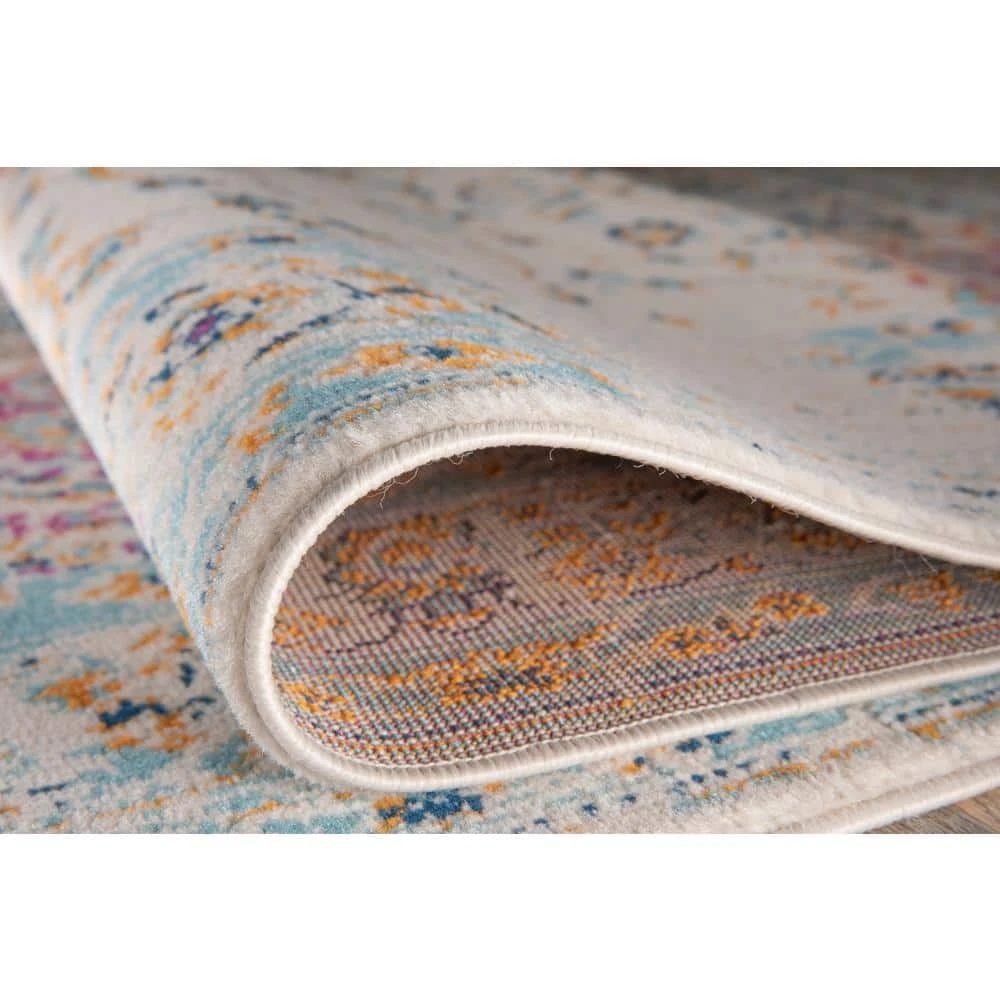 Traditional Persian 2 ft. x 7 ft. Pink Runner Rug by World Rug Gallery 4 Traditional Persian 2 ft. x 7 ft. Pink Runner Rug by World Rug Gallery - Image 4