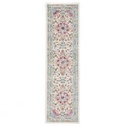 Traditional Persian 2 ft. x 7 ft. Pink Runner Rug by World Rug Gallery