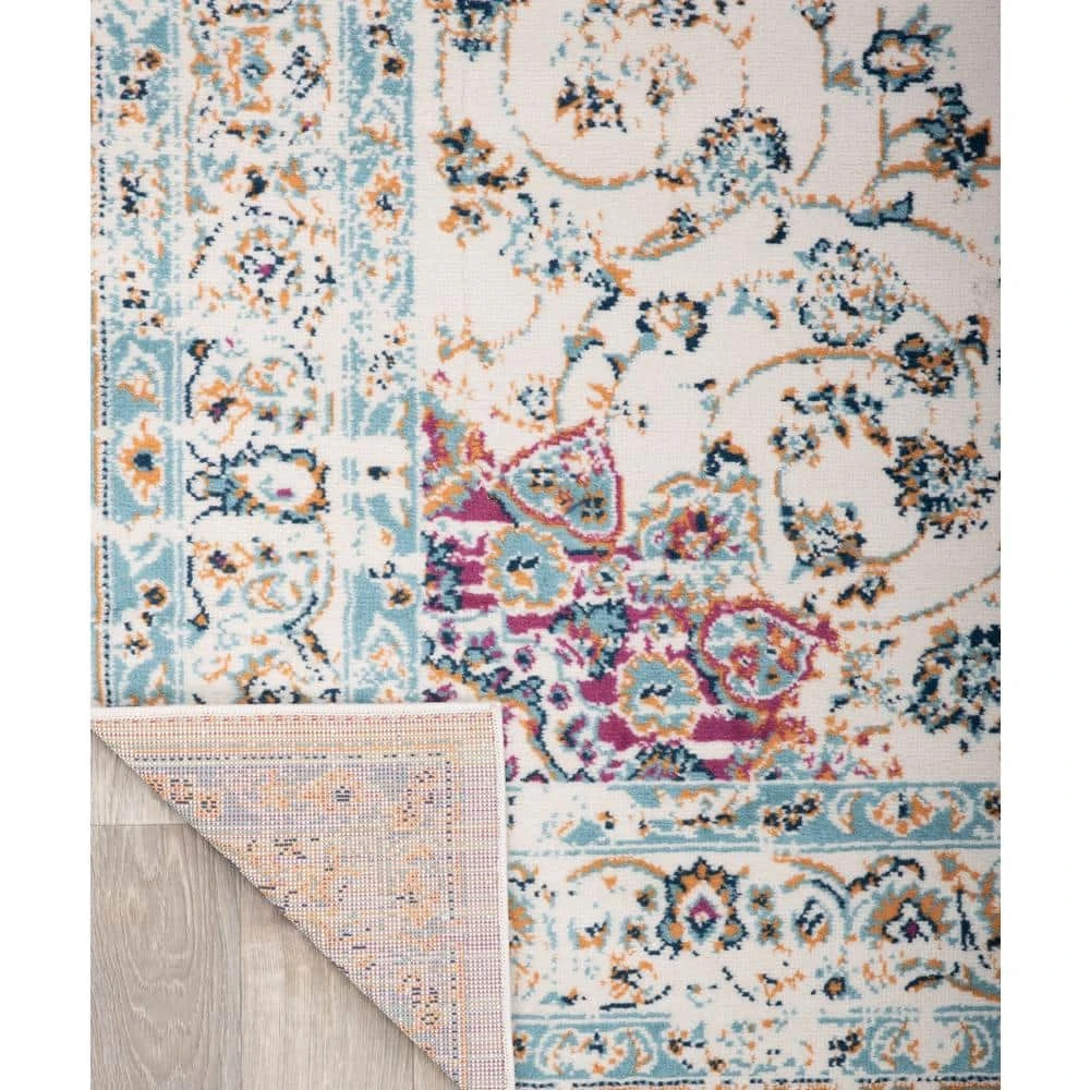 Traditional Persian 2 ft. x 7 ft. Pink Runner Rug by World Rug Gallery 2 Traditional Persian 2 ft. x 7 ft. Pink Runner Rug by World Rug Gallery - Image 2