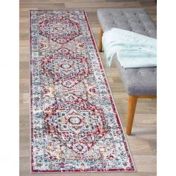 Red 2 ft. x 7 ft. Bohemian Traditional Runner Rug by World Rug Gallery 13 Red 2 ft. x 7 ft. Bohemian Traditional Runner Rug by World Rug Gallery -Shaw stor online red world rug gallery area rugs 2081red2x7 31 1000