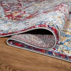 Red 2 ft. x 7 ft. Bohemian Traditional Runner Rug by World Rug Gallery 11 Red 2 ft. x 7 ft. Bohemian Traditional Runner Rug by World Rug Gallery -Shaw stor online red world rug gallery area rugs 2081red2x7 4f 1000