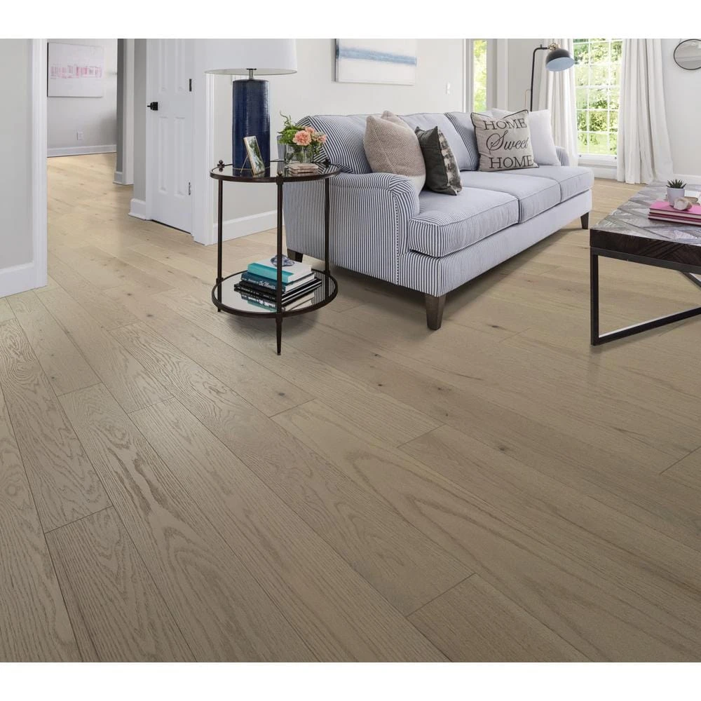 Serenity Oak 6-3/8 in. W Rifle Engineered Water Resistant Hardwood Flooring (25.4 sq. ft./case) by Shaw 2 Serenity Oak 6-3/8 in. W Rifle Engineered Water Resistant Hardwood Flooring (25.4 sq. ft./case) by Shaw - Image 2