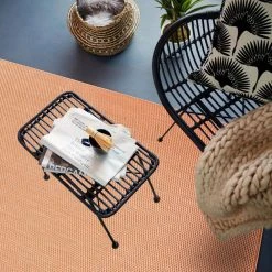 Rust 5 ft. x 7 ft. Solid Flatweave Indoor/Outdoor Area Rug by World Rug Gallery -Shaw stor online rust world rug gallery outdoor rugs 5013rust5x7 fa 1000
