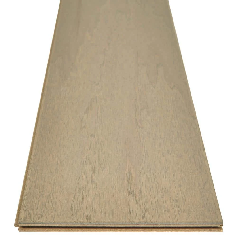 Hampshire 6-3/8 in. W Sandbar Engineered Hickory Water Resistant Hardwood Flooring (30.48 sq. ft./case) by Shaw 4 Hampshire 6-3/8 in. W Sandbar Engineered Hickory Water Resistant Hardwood Flooring (30.48 sq. ft./case) by Shaw - Image 4