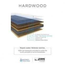 Hampshire 6-3/8 in. W Sandbar Engineered Hickory Water Resistant Hardwood Flooring (30.48 sq. ft./case) by Shaw 14 Hampshire 6-3/8 in. W Sandbar Engineered Hickory Water Resistant Hardwood Flooring (30.48 sq. ft./case) by Shaw -Shaw stor online sandbar shaw engineered hardwood dh40601085 fa 1000
