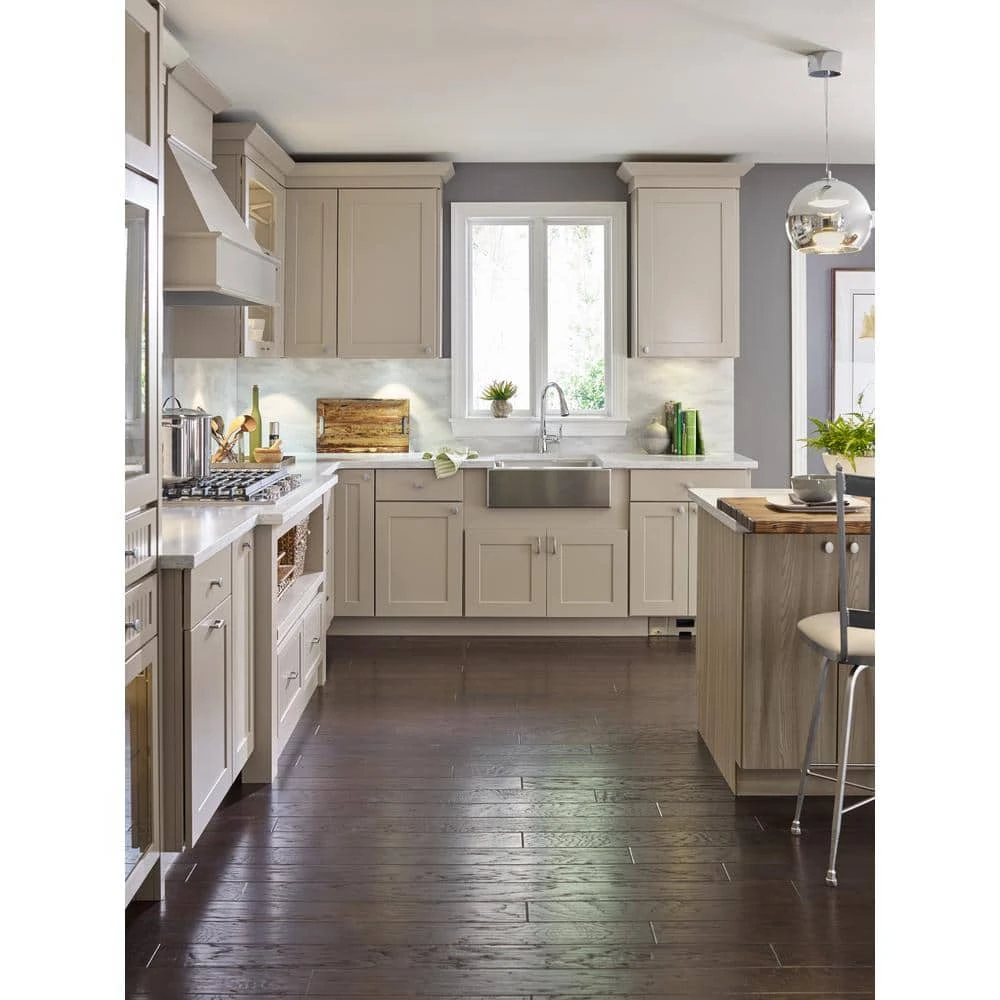 Canyon Hickory 6-3/8 in. W Shadow Engineered Hardwood Flooring (34.69 sq. ft./case) by Shaw 2 Canyon Hickory 6-3/8 in. W Shadow Engineered Hardwood Flooring (34.69 sq. ft./case) by Shaw - Image 2