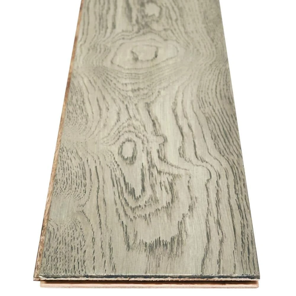 Plainview 5 in. W Shale Engineered White Oak Hardwood Flooring (29.53 sq. ft./case) by Shaw 4 Plainview 5 in. W Shale Engineered White Oak Hardwood Flooring (29.53 sq. ft./case) by Shaw - Image 4