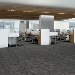 Bradstreet Gray Commercial 24 in. x 24 Glue-Down Carpet Tile (20 Tiles/Case) 80 sq. ft. by Shaw 10 Bradstreet Gray Commercial 24 in. x 24 Glue-Down Carpet Tile (20 Tiles/Case) 80 sq. ft. by Shaw -Shaw stor online steel shaw carpet tile hdf1300505 1f 1000