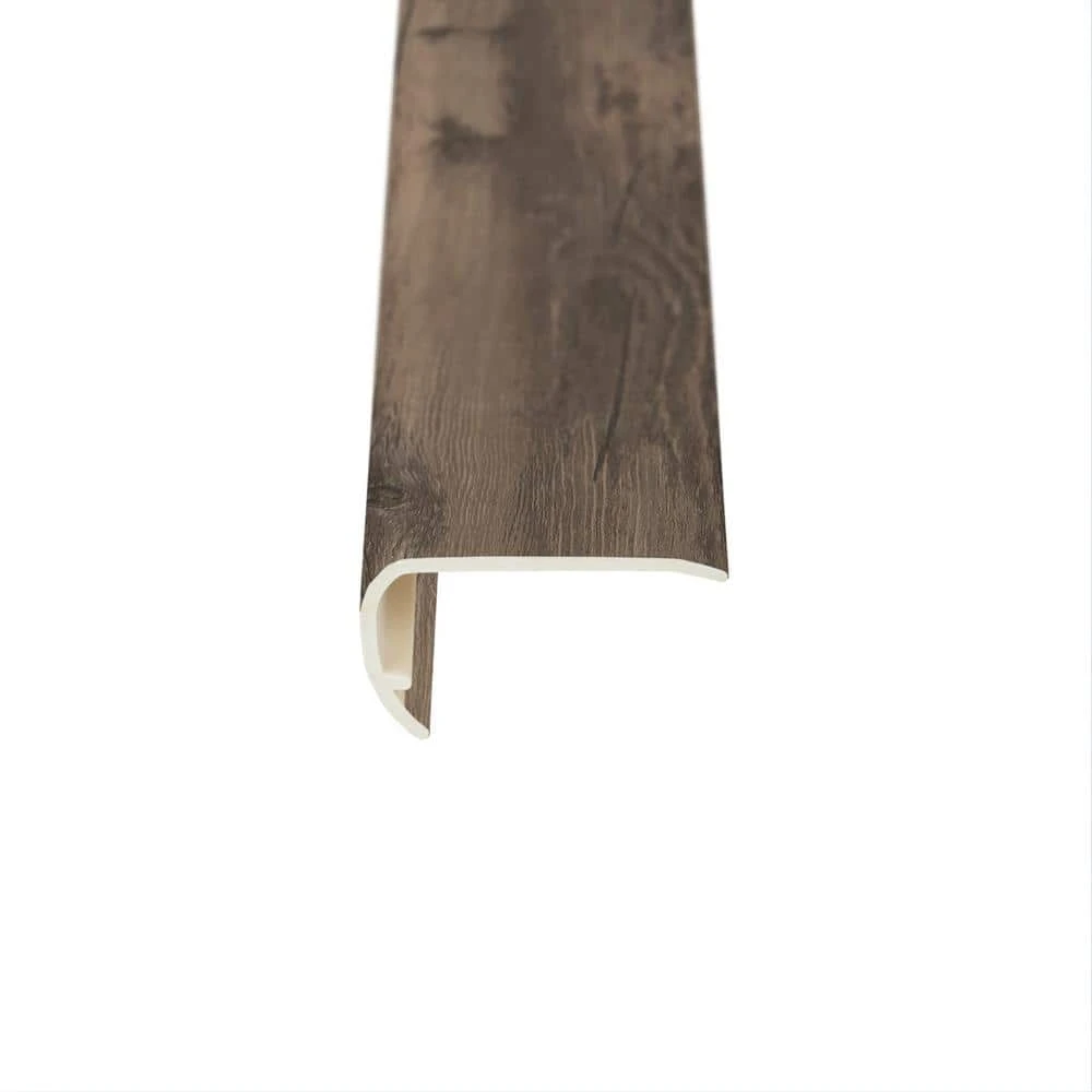 Wisteria Park Surf 5/32 in. T x 2-1/8 in. W x 94 in. L Vinyl Stair Nose Molding by Shaw 2 Wisteria Park Surf 5/32 in. T x 2-1/8 in. W x 94 in. L Vinyl Stair Nose Molding by Shaw - Image 2