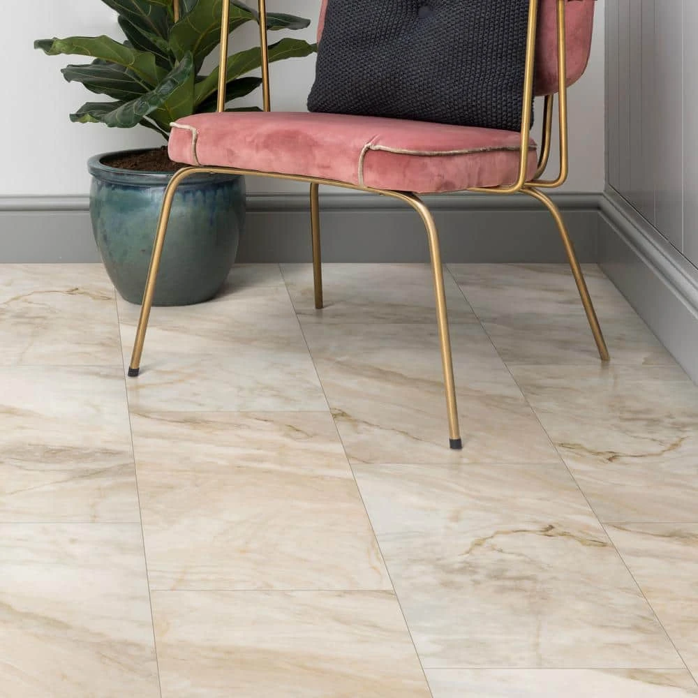 Vista 12 in. W x 24 in. L Thistle Click Lock Vinyl Tile Flooring (15.83 sq.ft./case) by Shaw 2 Vista 12 in. W x 24 in. L Thistle Click Lock Vinyl Tile Flooring (15.83 sq.ft./case) by Shaw - Image 2