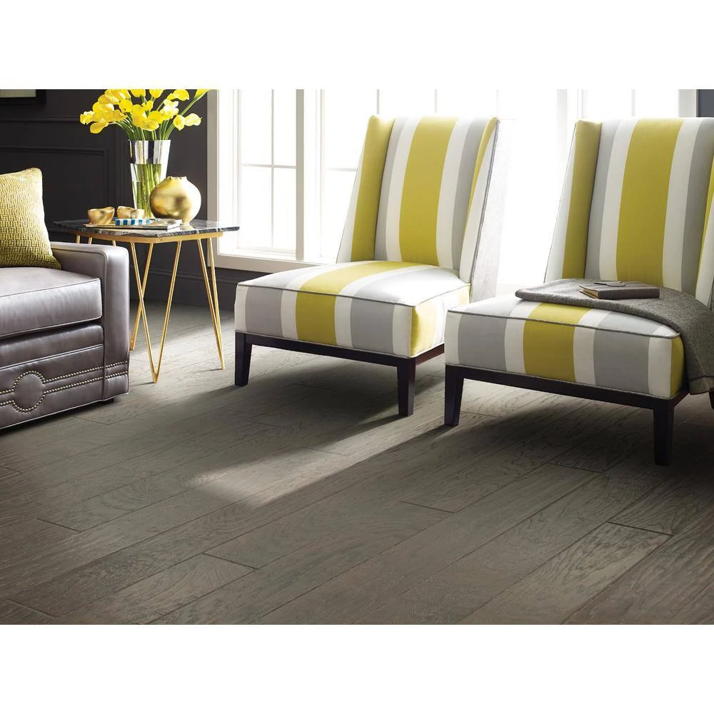 Canyon Hickory Timberwolf 5/8 in. T x 2 in. W x 78 in. L T-Molding by Shaw 2 Canyon Hickory Timberwolf 5/8 in. T x 2 in. W x 78 in. L T-Molding by Shaw - Image 2