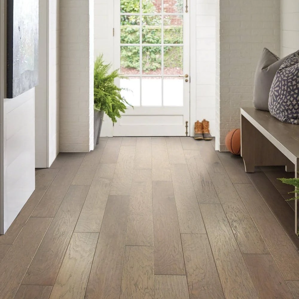 Olympia 6-3/8 in. W Trenton Engineered Hickory Hardwood Flooring (30.48 sq. ft./case) by Shaw 3 Olympia 6-3/8 in. W Trenton Engineered Hickory Hardwood Flooring (30.48 sq. ft./case) by Shaw - Image 3