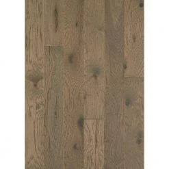 Hampshire 6-3/8 in. W Weathered Engineered Hickory Water Resistant Hardwood Flooring (30.48 sq. ft./case) by Shaw
