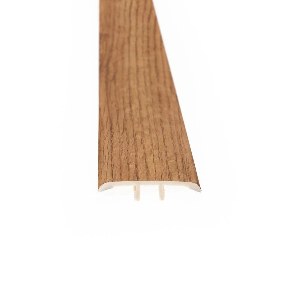 Wisteria Wheat 1/8 in. T x 1-1/2 in. W x 94 in. L Vinyl Multi-Purpose Reducer Molding by Shaw 2 Wisteria Wheat 1/8 in. T x 1-1/2 in. W x 94 in. L Vinyl Multi-Purpose Reducer Molding by Shaw - Image 2