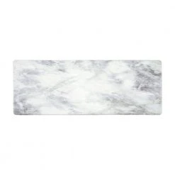 White Kitchen Marble Pattern 18 in. x 47 in. Anti Fatigue Standing Mat by World Rug Gallery