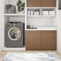 White Kitchen Marble Pattern 18 in. x 47 in. Anti Fatigue Standing Mat by World Rug Gallery -Shaw stor online white world rug gallery kitchen mats 819white18x47 c3 1000