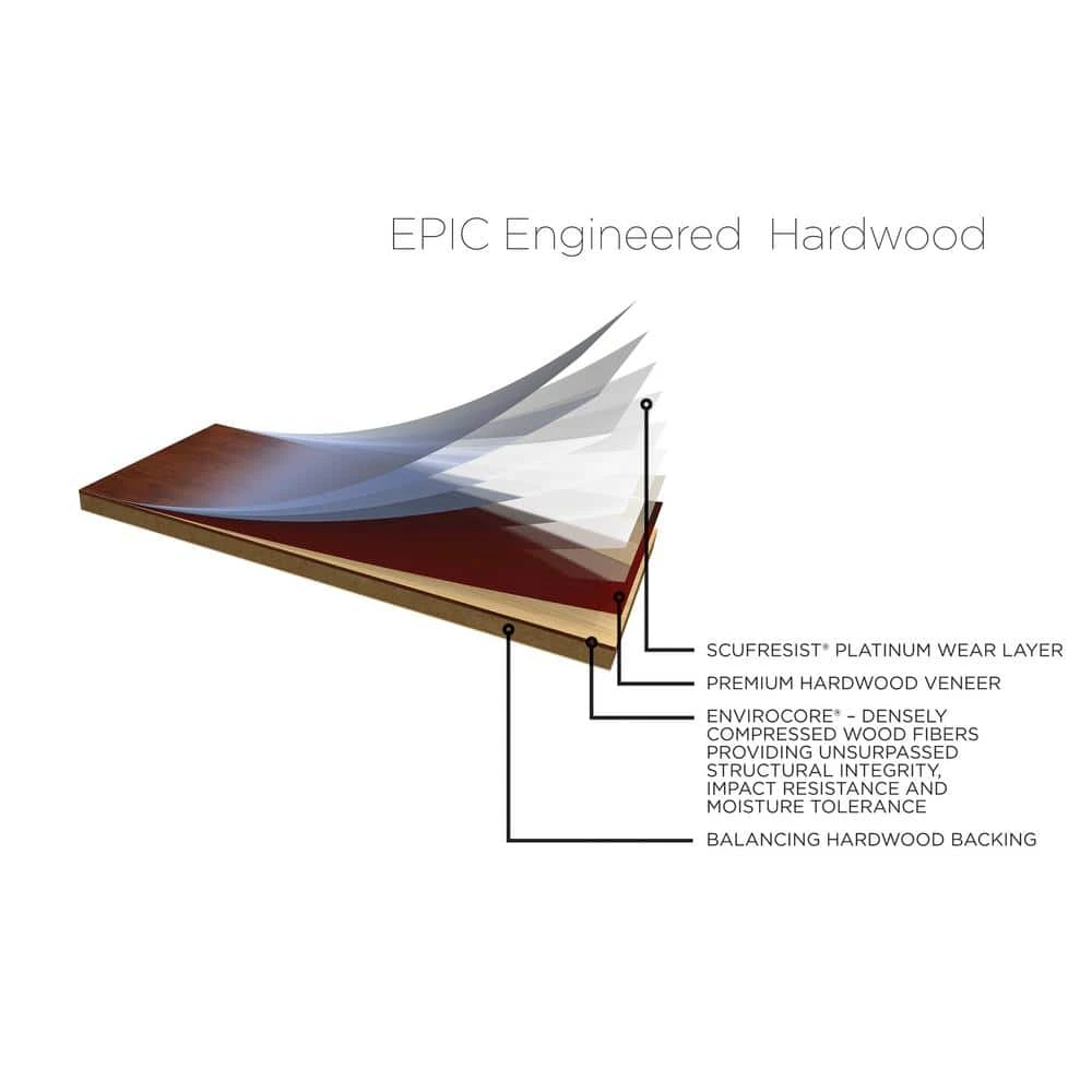 Bradford Oak 5 in. W Winchester Engineered Hardwood Flooring (23.66 sq. ft./case) by Shaw 9 Bradford Oak 5 in. W Winchester Engineered Hardwood Flooring (23.66 sq. ft./case) by Shaw - Image 9