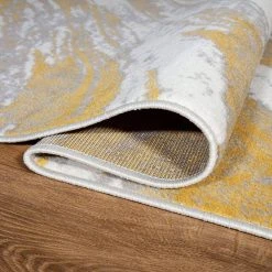 Yellow 7 ft. 10 in. x 10 ft. Modern Abstract Swirl Area Rug by World Rug Gallery 15 Yellow 7 ft. 10 in. x 10 ft. Modern Abstract Swirl Area Rug by World Rug Gallery -Shaw stor online yellow world rug gallery area rugs 2055yellow8x10 44 1000