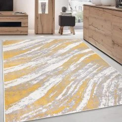 Yellow 7 ft. 10 in. x 10 ft. Modern Abstract Swirl Area Rug by World Rug Gallery 12 Yellow 7 ft. 10 in. x 10 ft. Modern Abstract Swirl Area Rug by World Rug Gallery -Shaw stor online yellow world rug gallery area rugs 2055yellow8x10 c3 1000