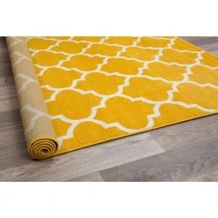 Contemporary Moroccan Trellis Yellow 2 ft. x 3 ft. Indoor Area Rug by World Rug Gallery 6 Contemporary Moroccan Trellis Yellow 2 ft. x 3 ft. Indoor Area Rug by World Rug Gallery -Shaw stor online yellow world rug gallery area rugs 962 yellow 2x3 4f 1000