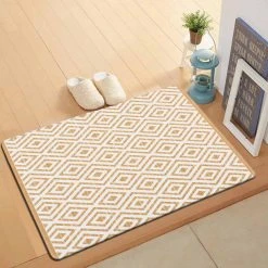Geometric Yellow 18 in. x 30 in. Anti-Fatigue Standing Mat by World Rug Gallery 8 Geometric Yellow 18 in. x 30 in. Anti-Fatigue Standing Mat by World Rug Gallery -Shaw stor online yellow world rug gallery kitchen mats 1010yellow18x30 c3 1000