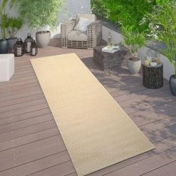 Yellow 2 ft. x 7 ft. Solid Flatweave Waterproof Backyard Indoor/Outdoor Area Rug by World Rug Gallery -Shaw stor online yellow world rug gallery outdoor rugs 5010yellow2x7 31 1000