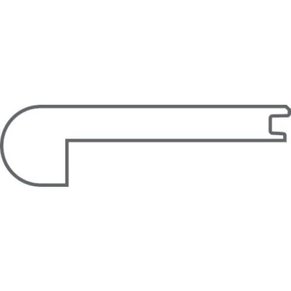 Belvoir Hickory York 17/32 in. T x 2-3/4 in. W x 78 in. L Stair Nose Molding by Shaw 4 Belvoir Hickory York 17/32 in. T x 2-3/4 in. W x 78 in. L Stair Nose Molding by Shaw - Image 4